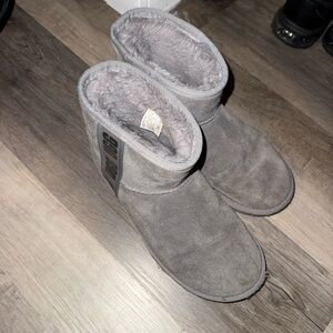 Gray Suede UGG Booties